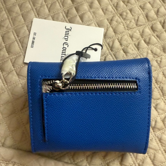 Juicy Couture Blue Key Card Holder /wallet Luxurious Accessories - Picture 2 of 5